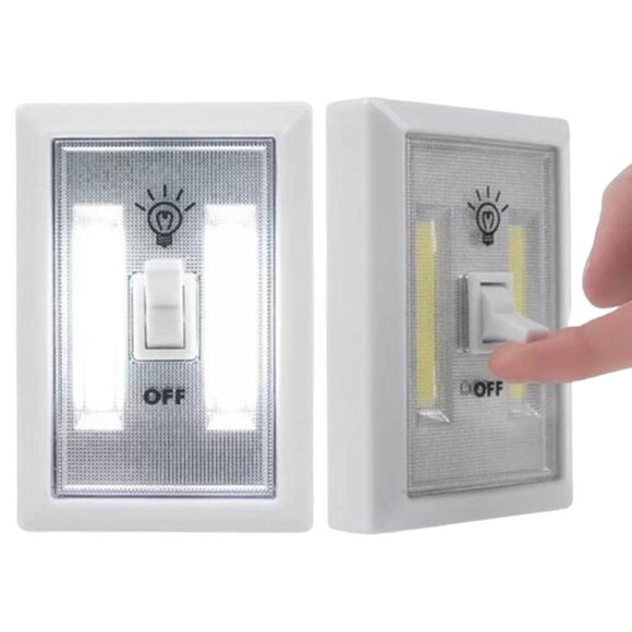 LED Wireless Battery Operated Light Switch - Picture 2 of 5